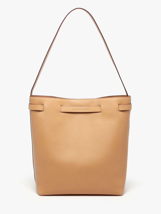 Longchamp Le roseau smart Schoudertas Beige